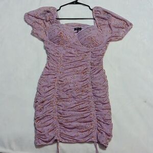 Bläshè:sz.L/Bodycon Floral Ruched Dress